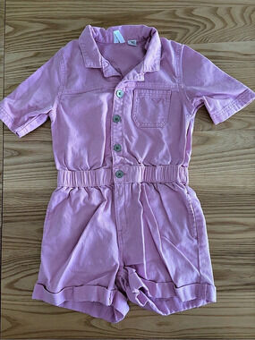 Roxy Girls Pink Romper Size 4